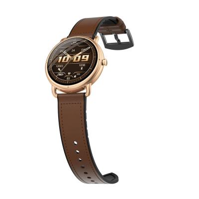 China New 1.32 IPS Inch Christmas MP3 Playback Round Display Music Control Answer Call Fitness Smart Watch With All Day Heart Rate Monitor for sale