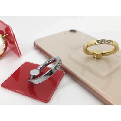 China Ordinary Square Ring Holder For Mobile Phone Manufacturer Wholesale Ultra Thin Mobile Phone Holder Portable Ring Holder for sale