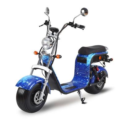 China Unisex Electric Scooter 1500watt Citycoco 2000w 60v 20ah Lithium Long Distance Electric Moped Scooter for sale