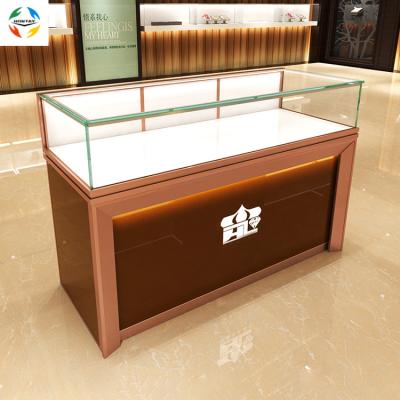 China Jewelry store glass showcase hot sale jewelry store showcase design jewelry store furniture interior design glass jewelry display for sale