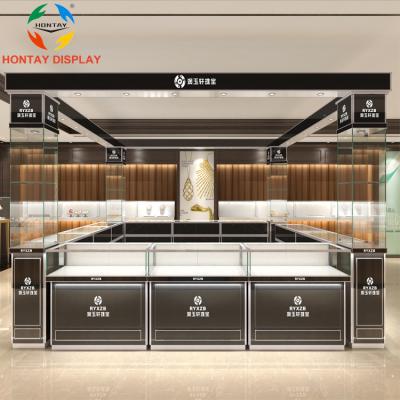 China Aluminum Base+Tempered Glass+UV Most Buyed Product Mall Kiosk Design Jewelry Kiosk Showcase Display Jewelry Glass Shop Counter for sale