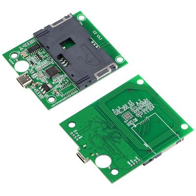 Cina C2-AMU-00 Dual-Interface 2-in-1 IC Card Reader Module ISO14443A Protocol Reader ISO7816 Protocol Reader in vendita