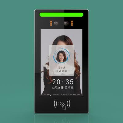 China 8Inch Waterproof Face Recognition Terminal Wall Mounted IP65 Facial Recognition Attendance Machine for sale