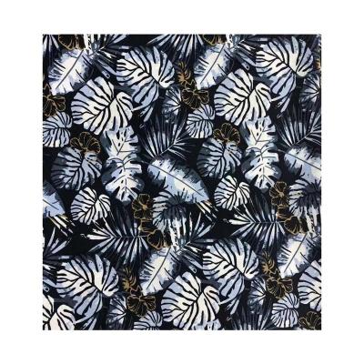 China Popular 100% Cotton Blue And White Anti-UV Pattern Botanical Printed Fabrics for sale