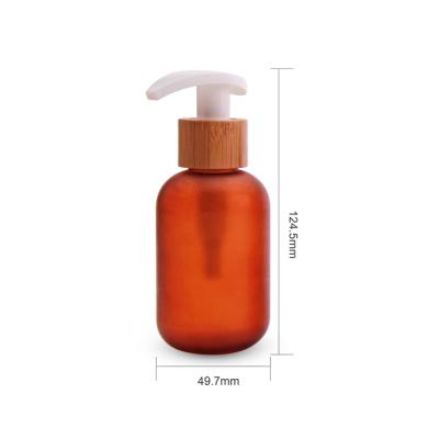 China Personal Care Bamboo Shampoo Bottle Bamboo Bottle for sale