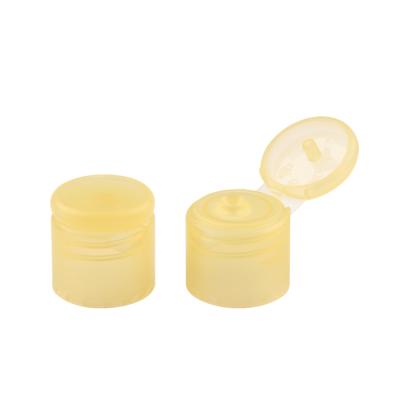 China Non Spill Snap 28mm Oval Plastic Flip Cap For Shampoo Bottle for sale