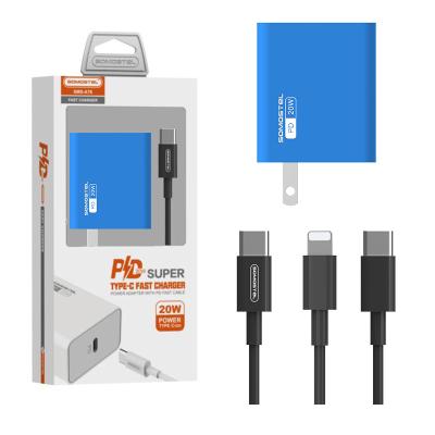 China Mobile phone factory brand cargadores Para celulares supports OEM ODM wall charger 20w usb c charger 20w palladium charger for sale