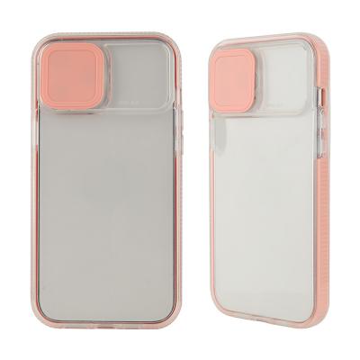 China Anti-fall TPU+PC 6D Sliding Camera Push Window Protection Cell Cover Mobile Phone Case for sale