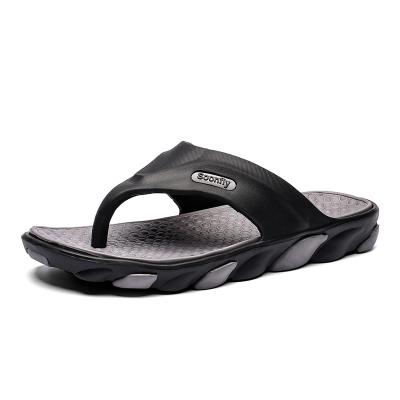 China New Design Trend Fashion EVA Memory Plastic Foam Flat Non-slip Beach Men's Slipper for sale