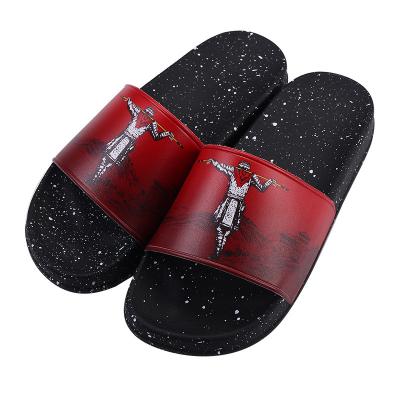 China Fashion Trend Bathroom PVC Sliders Slippers Custom Flip Flops Slide Sandal Slides Shoes Slippers For Men Custom Made Mens Slides Slippers for sale