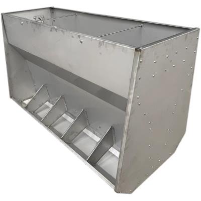 China Farms Stainless Steel Automatic Hog Feeder Double Sided High Quality Hog Feeder Bowl for sale