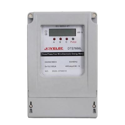 China JOYELEC Three Phase 4 Wire Watt Hour Meter Digital Electronic Energy Meter KWH Meter T766L T766L for sale