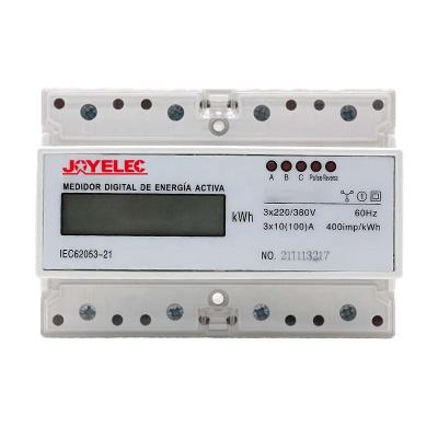 China JOYELEC Rail Mounted KWH Din Meter Electric Current Meter Portable Watt Hour Electric Power Meter TS777 TS777 for sale