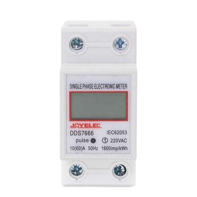 China JOYELEC Rail Mounted KWH Din Meter Electric Current Meter Portable Watt Hour Electric Power Meter SS766 SS766 for sale