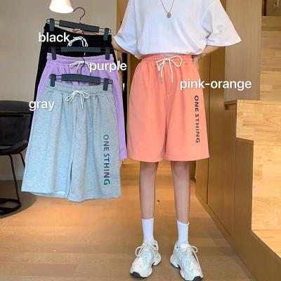 China Anti-wrinkle Anti-wrinkle sports shorts women's Capris summer pants slim students running beach loose pants leisure style FB wide leg pants for sale