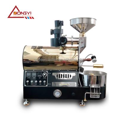 China Dongyi Outdoor PAR 1 Kg Electric&Gas Coffee Roaster Machine Automatic Coffee Bean Coffee Roaster Electric Coffee Roaster for sale