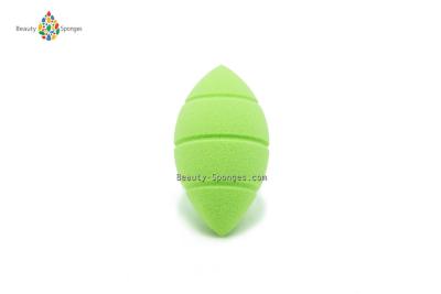 China Flexibility Grass Green Cosmetic Makeup Sponge Enviromental Protection for sale