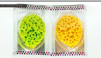 China Professional Customized Natural Shower Sponge , Eco Friendly 105 X 92 mm kids bath sponge for sale