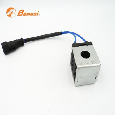 China Crawler Excavator XGMA XG815 820 822 825 Solenoid Coil Solenoid Valve Coil For Excavator Spare Parts for sale