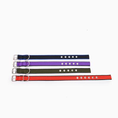 China Viable Color Nylon Dog Collar Made In China Large And Medium Adjustable Dog Collar for sale