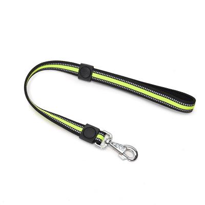 China China Durable Direct Pull Chrome Zinc Alloy Button Nylon Reflective Short Rope for sale