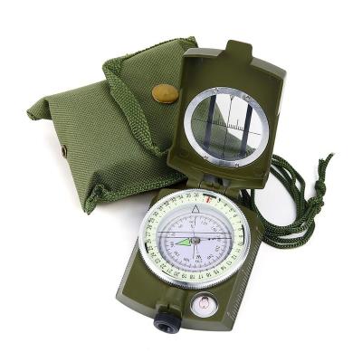 China Amazon ZINC ALLOY Hot Sale Lensatic Military Sighting Compass With Pouch for sale