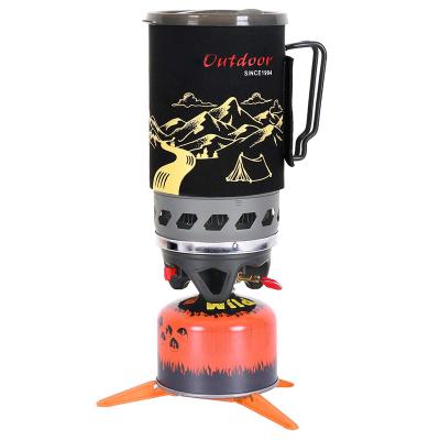 China 1.4L Manual Camping Stove Cooking System, Propane Burner Outdoor Rise Backpacking Camp Stove, Portable Gas Stove Burner for sale