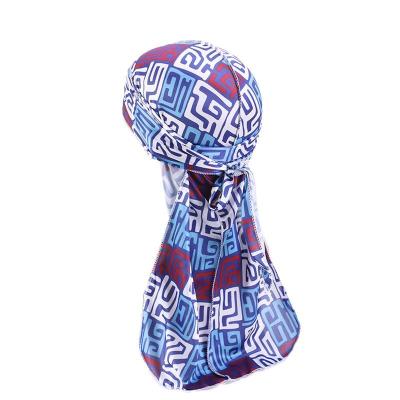 China Multifunctional wholesale cheap durag silk design custom design your own hip hop stain polyester durags for sale