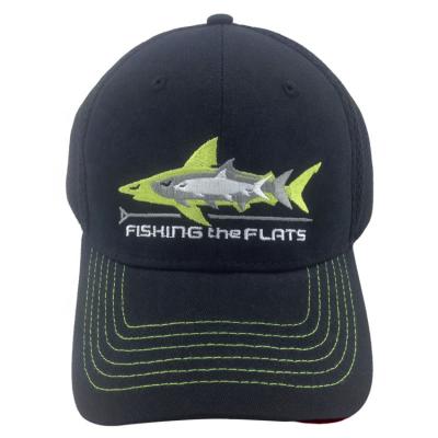 China COMMON Good Quality Adult Fluorescent Green Trucker Mesh Baseball Cap OEM Low Profile Embroidery Fishing Cap for sale