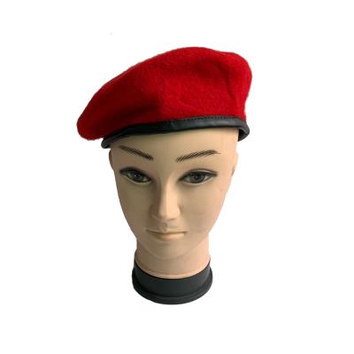 China Character Warm Empty Military Beret Covers Wool Felt Berets Hat for sale