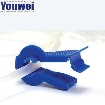 China Anti-skid Design Blue Reusable Medical Hose Clamp for sale