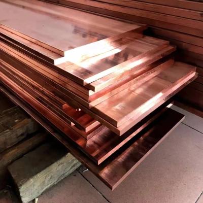 China TU1 Copper Flat Bar C10200 Oxygen-free Copper Flat Bar &Round Bar for sale