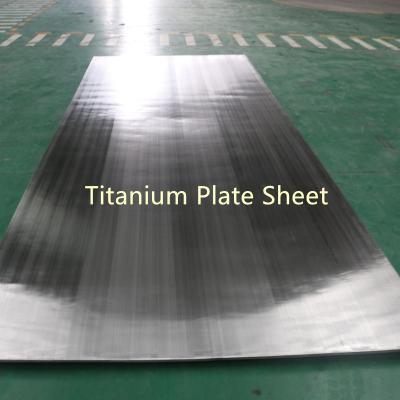 China Titanium Plate Sheet Hot Rolled Cold Rolled GR2 GR1 GR3 ASME SB265 0.5 - 100mm Thickness for sale