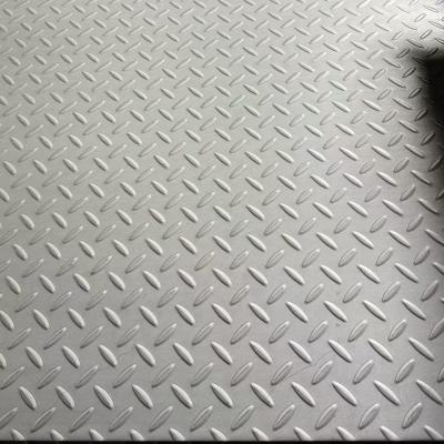 China AISI201 AISI304 AISI316L AISI2205 SS Checker Plate Stainless Thickness 0.5 - 10.0mm for sale