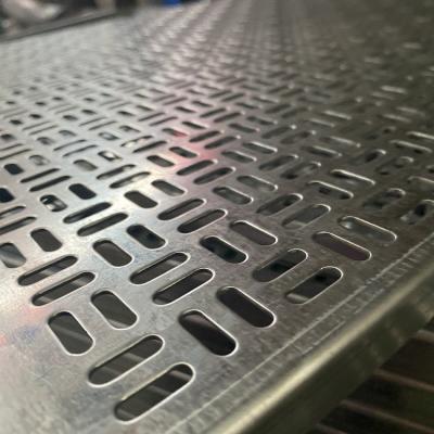 China Stainless Steel Slotted Perforated Sheet Metal 201 304 316L Thin Sheet Round Hole Perforated Sheet for sale