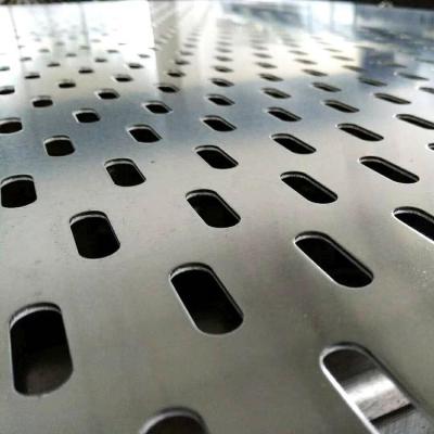 China Slotted Hole Perforated Metal Sheet Stainless Steel Galvanized Steel Carbon Steel Sheet for sale