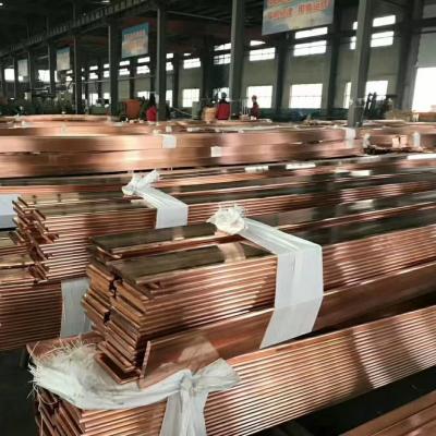 China Electrolytic Tough Pitch ETP Copper C11000 / C110 / Alloy 110 Copper Flat Bar for sale