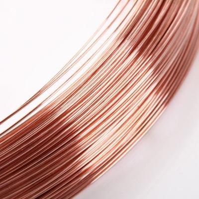 China Wire Bare Copper 16 Gauge Copper Wire Uncoated Bare Wire Solid Pure T2 Red Copper for sale