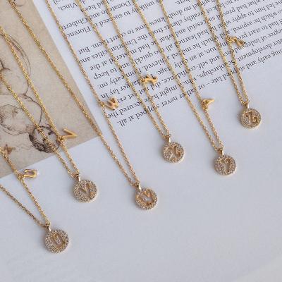 China Custom Long Chain 26 Hiphop Jewelry Hiphop Jewelry Unisex Initial Alphabet S925 Letter Words Pendant Necklace for sale