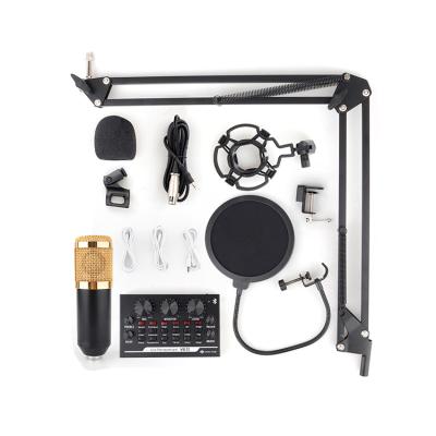 China BM800 Microphone Metal Condenser Microphone Handheld Recording Package Mic Condenser Studio Recording for sale