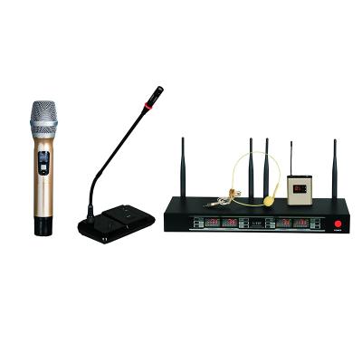 China Microphone UHF PRO-840 Meeting System Handheld Wireless Headset With Pick Up for sale