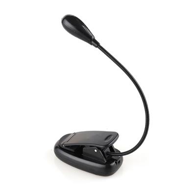 China GH-025 Flexible Eye Protection LED Light USB Rechargeable Mini Desk Lamp Clip On Music Stand for sale