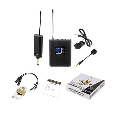 China Handheld Wireless Systems Lavalier Mic Condenser Portable Wireless Microphone Long Range Microphone Headset Microphone for sale