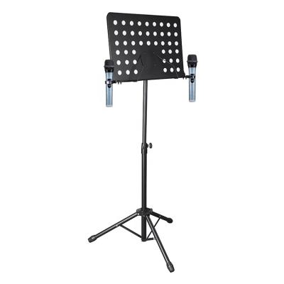 China Set of Professional Music Tripod Boom Studio Music Stand with Microphone Clip for sale