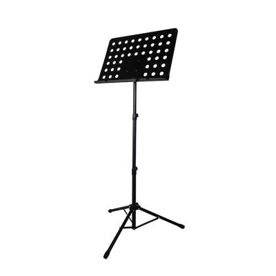 China Set of the new designed music factory music adjustable note folding portable small metal light music stand for sale