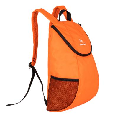 China OEM ODM Travel Waterproof Lightweight Nylon Polyester Casual Sports Backpack Folding Foldable Bag for sale