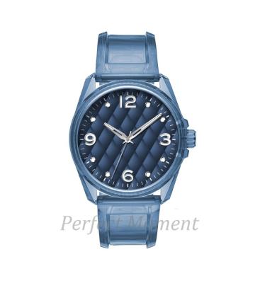 China Relojes Jelly Quartz Watch Male And Sports Non-Specific Plastic Transparent Female Dark Blue Unisex for sale