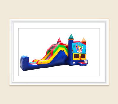 China Combo Party/Rental/Retail/Backyard/Amusement Park/Public Balloon etc. Custom Super Inflatable Combo Castle Moonwalk Slide Baby House Jumper Slide Combo for sale