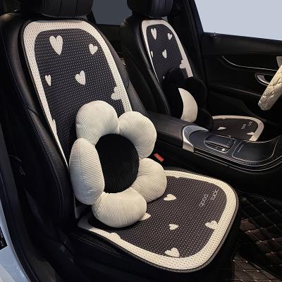 China Sports car love cushion four seasons GM summer breathable mesh cushion red goddess ice temperament car cushion for sale