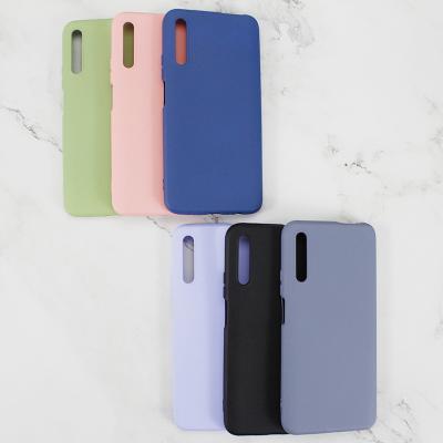 China Shockproof For Huawei Y9s Sublimation Phone Cases, Phone Accessories Cases For Huawei Y9s Liquid Silicone Cover Fiber Cover for sale